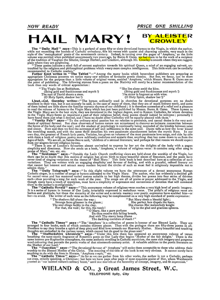 Original scan of The Equinox (Volume I, Number VII), PDF page 422