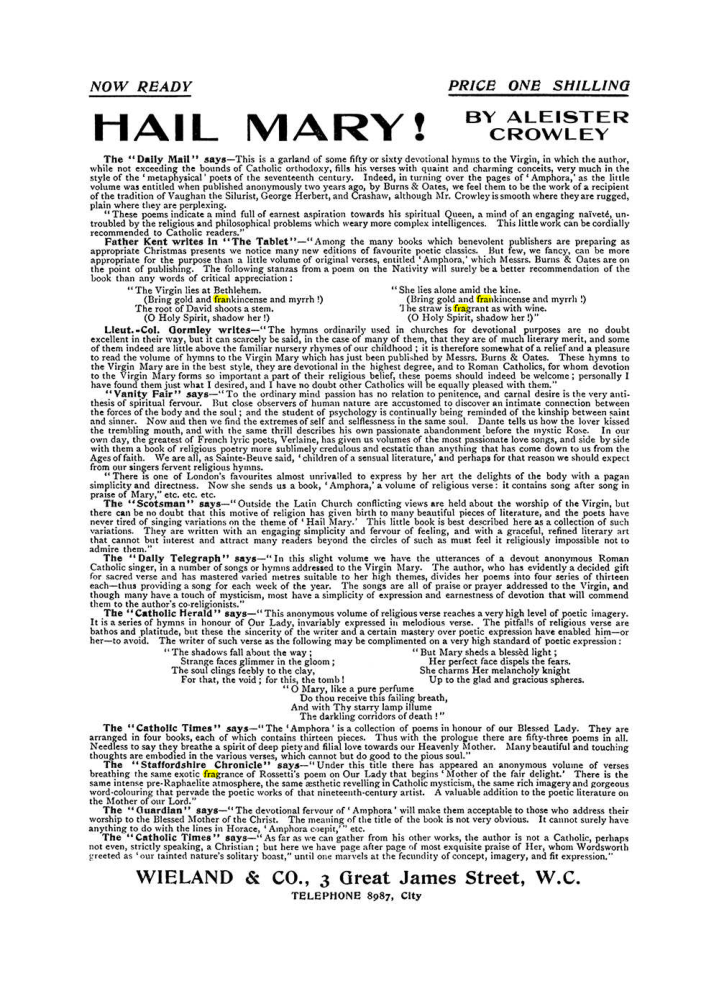 Original scan of The Equinox (Volume I, Number VII), PDF page 422