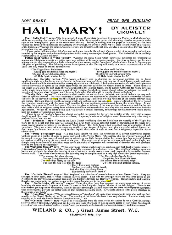 Original scan of The Equinox (Volume I, Number VII), PDF page 422