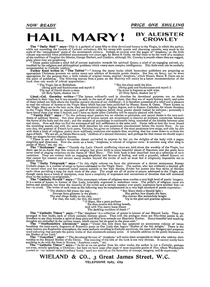 Original scan of The Equinox (Volume I, Number VII), PDF page 422