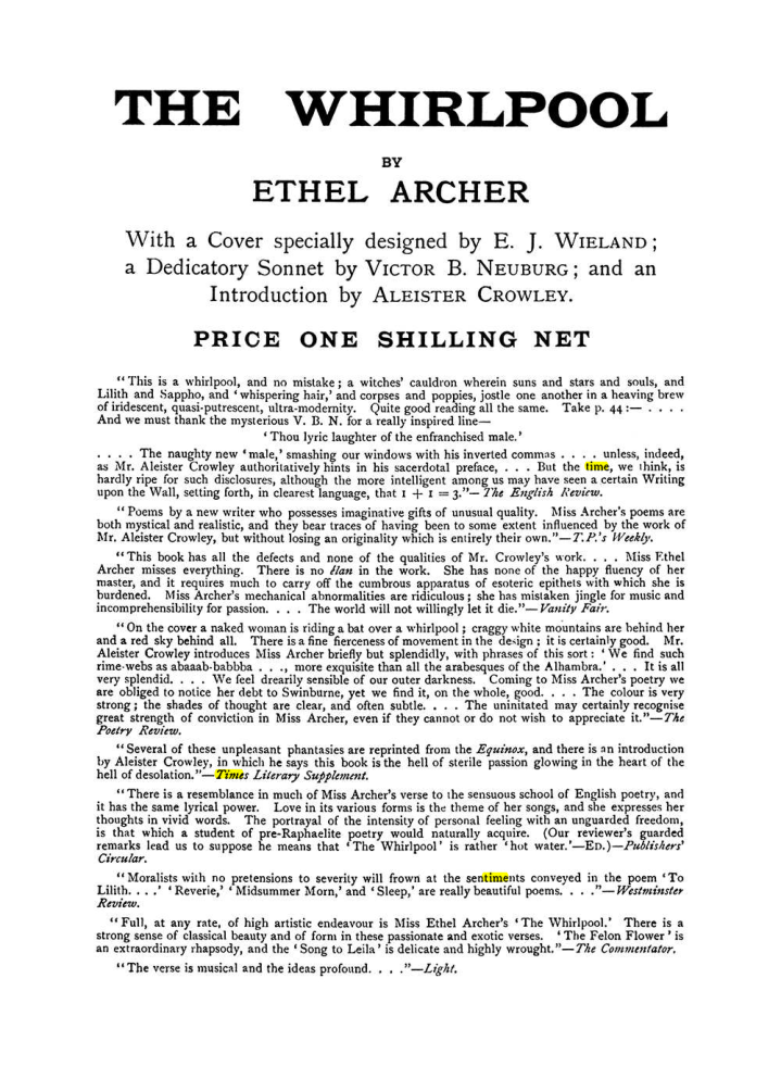 Original scan of The Equinox (Volume I, Number VII), PDF page 426