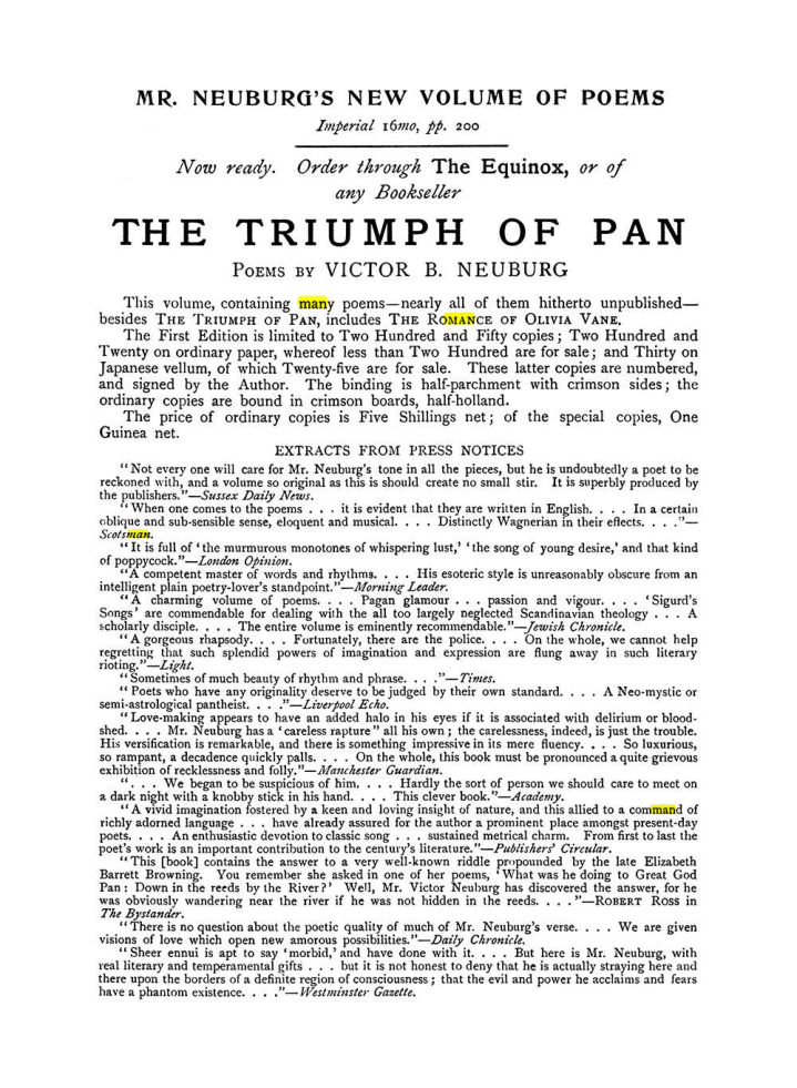 Original scan of The Equinox (Volume I, Number VII), PDF page 427