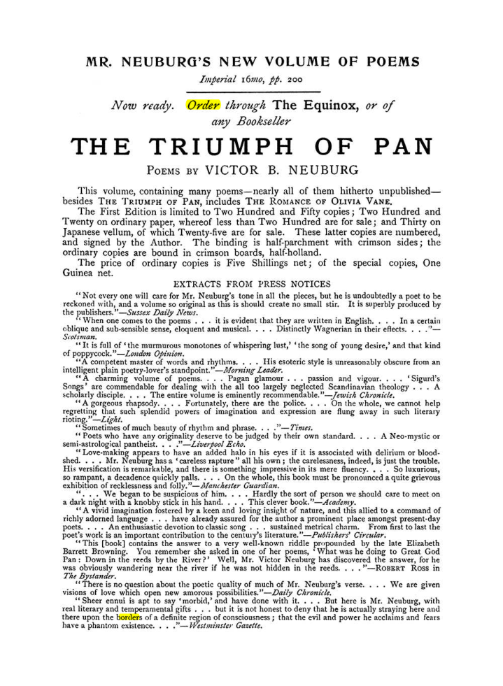 Original scan of The Equinox (Volume I, Number VII), PDF page 427