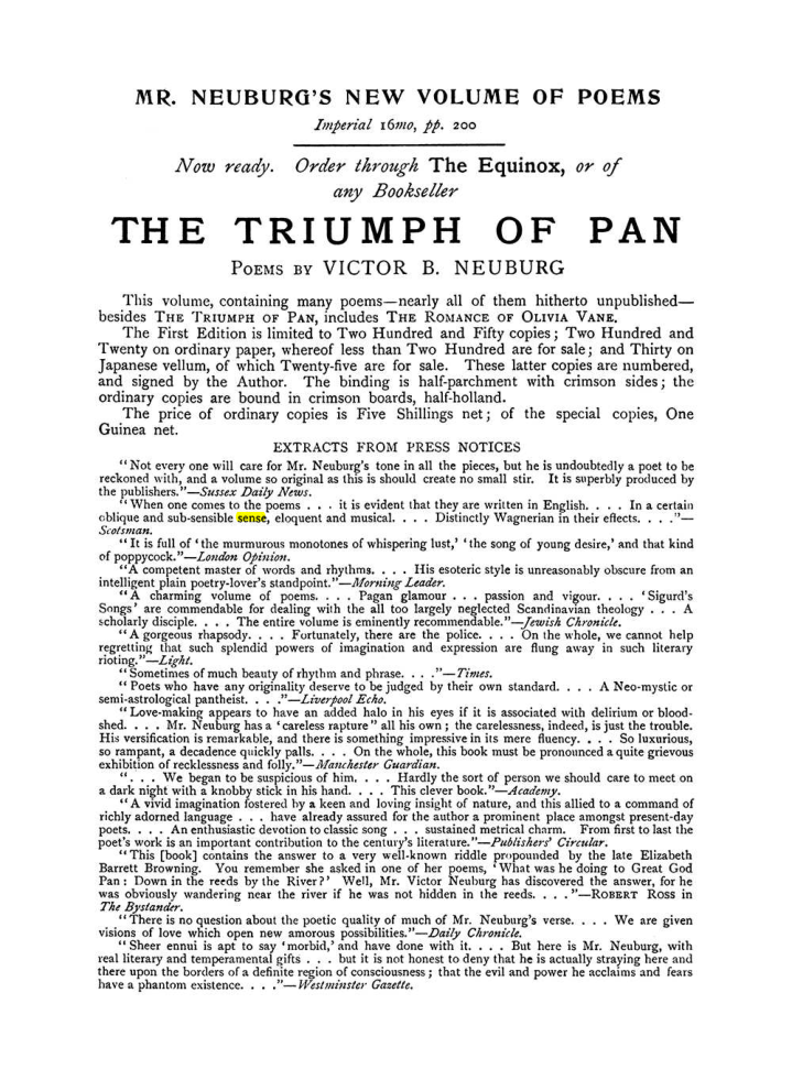 Original scan of The Equinox (Volume I, Number VII), PDF page 427
