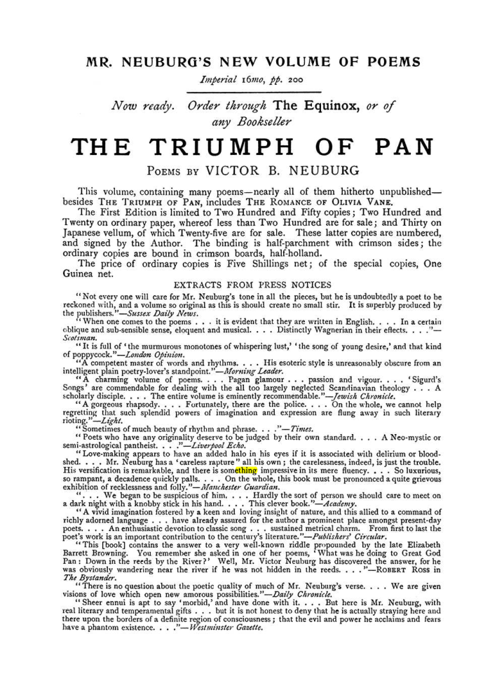 Original scan of The Equinox (Volume I, Number VII), PDF page 427