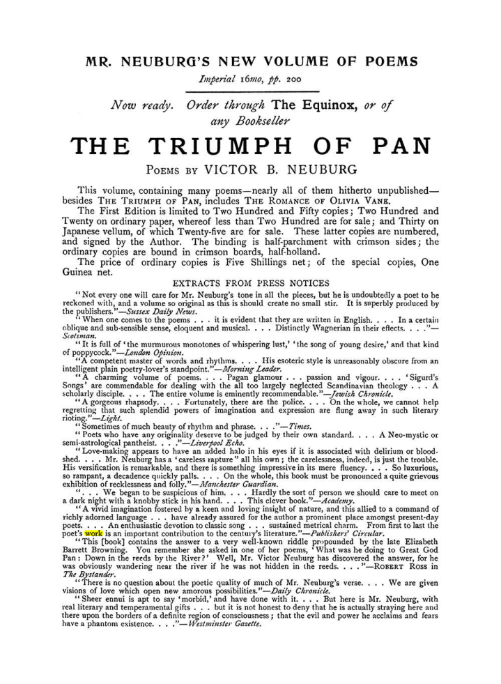 Original scan of The Equinox (Volume I, Number VII), PDF page 427