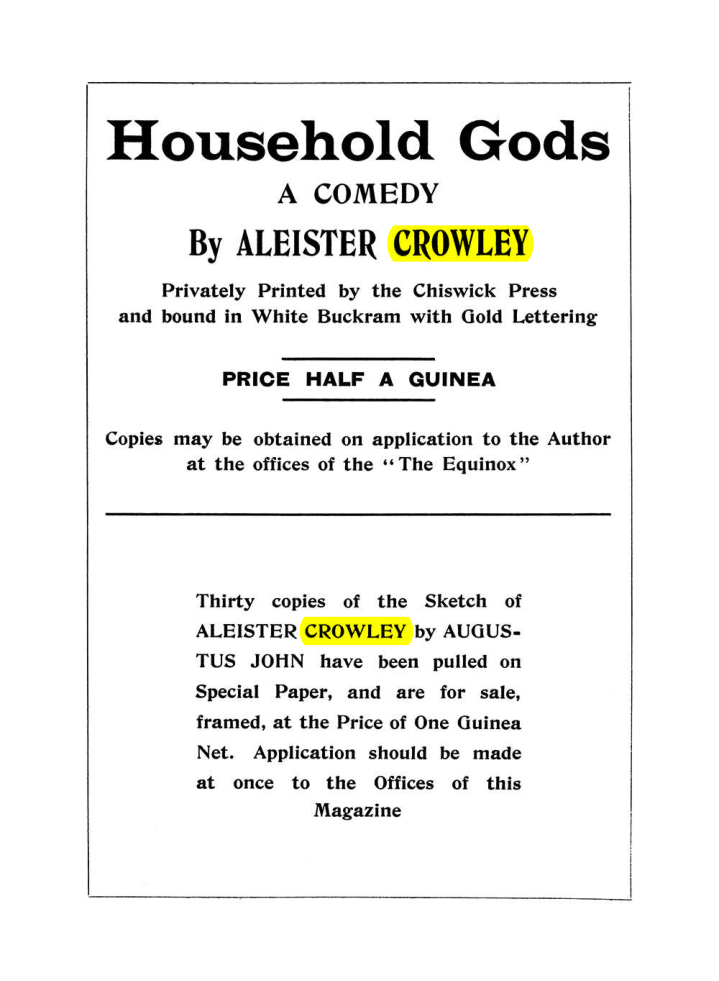 Original scan of The Equinox (Volume I, Number VII), PDF page 431