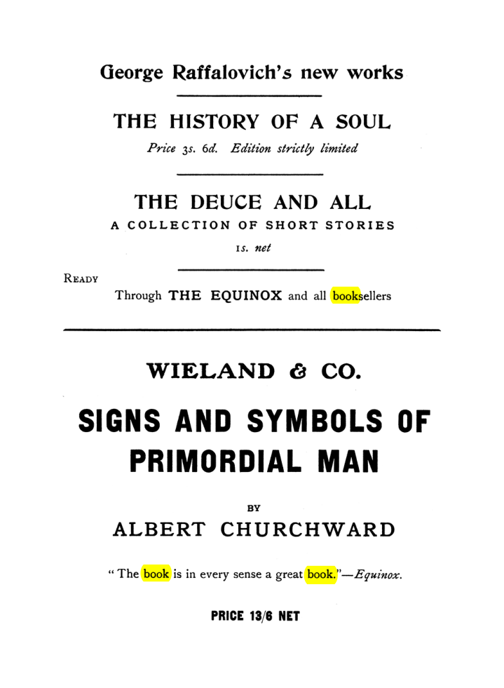 Original scan of The Equinox (Volume I, Number VII), PDF page 434