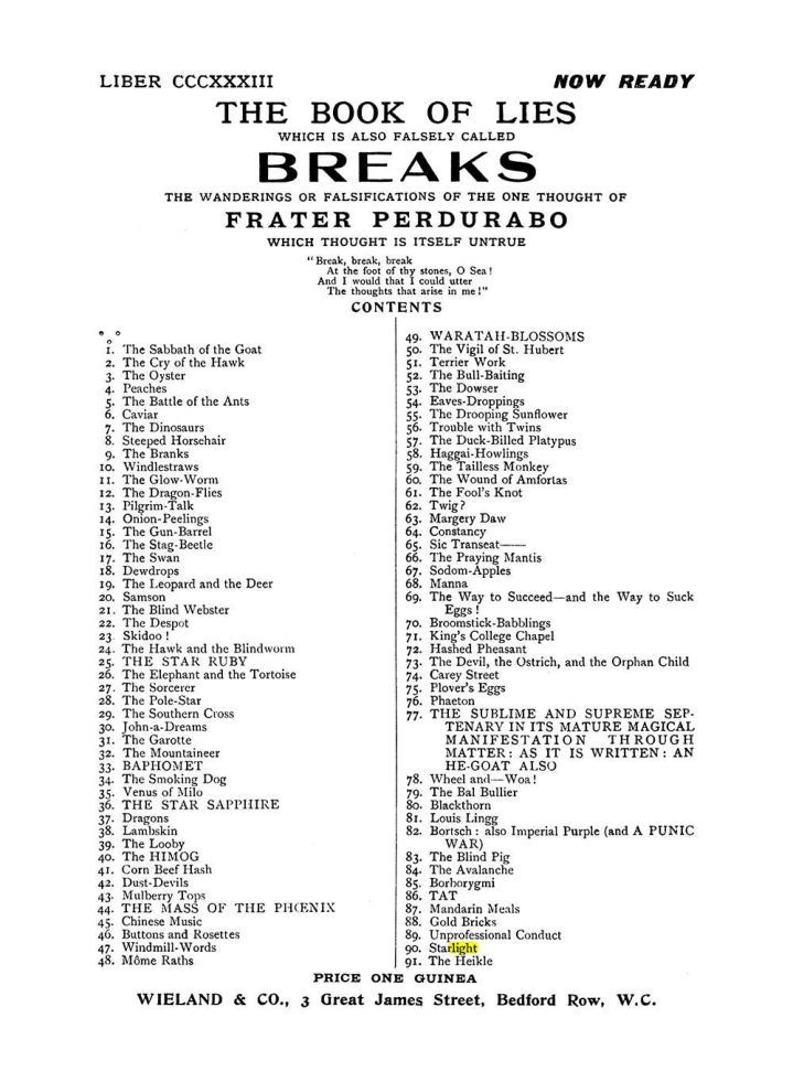 Original scan of The Equinox (Volume I, Number VII), PDF page 437
