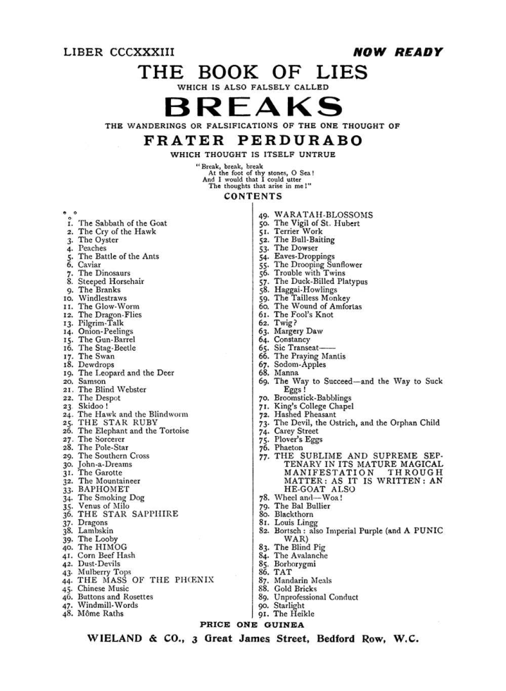 Original scan of The Equinox (Volume I, Number VII), PDF page 437