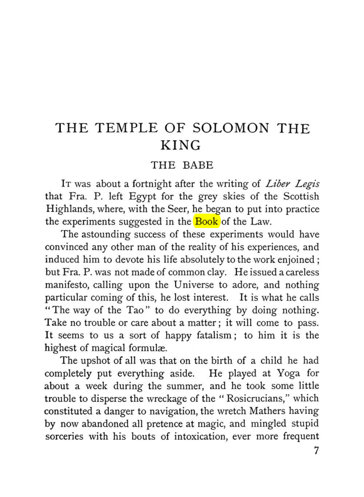 Original scan of The Equinox (Volume I, Number VII), PDF page 47