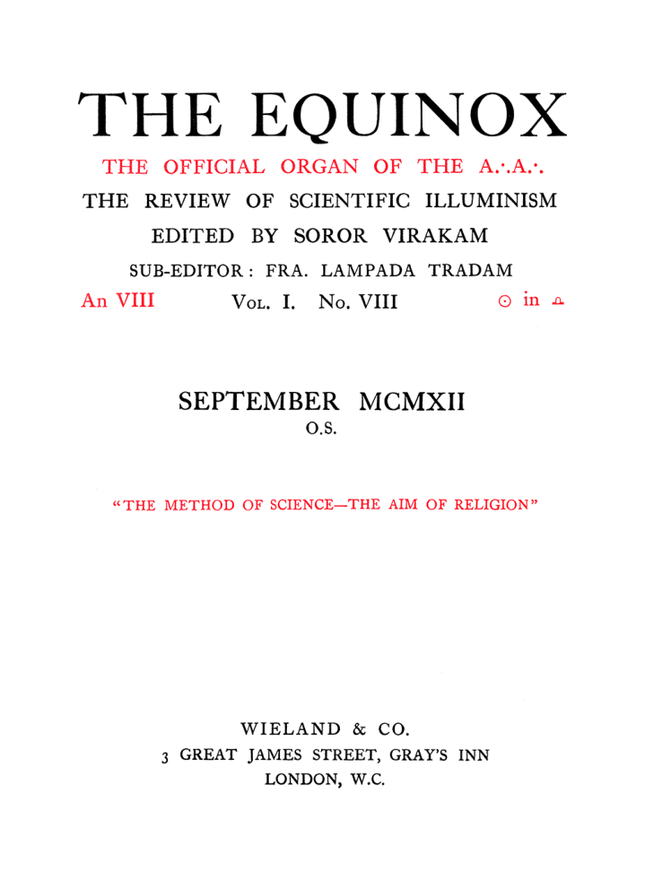 Original scan of The Equinox (Volume I, Number VII), PDF page 5