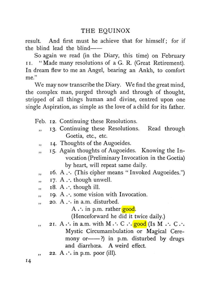 Original scan of The Equinox (Volume I, Number VII), PDF page 54