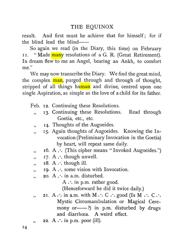 Original scan of The Equinox (Volume I, Number VII), PDF page 54