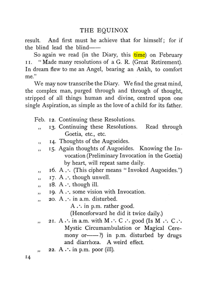 Original scan of The Equinox (Volume I, Number VII), PDF page 54
