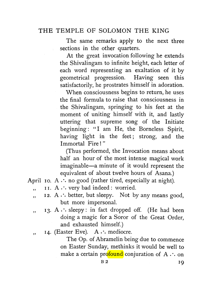 Original scan of The Equinox (Volume I, Number VII), PDF page 59