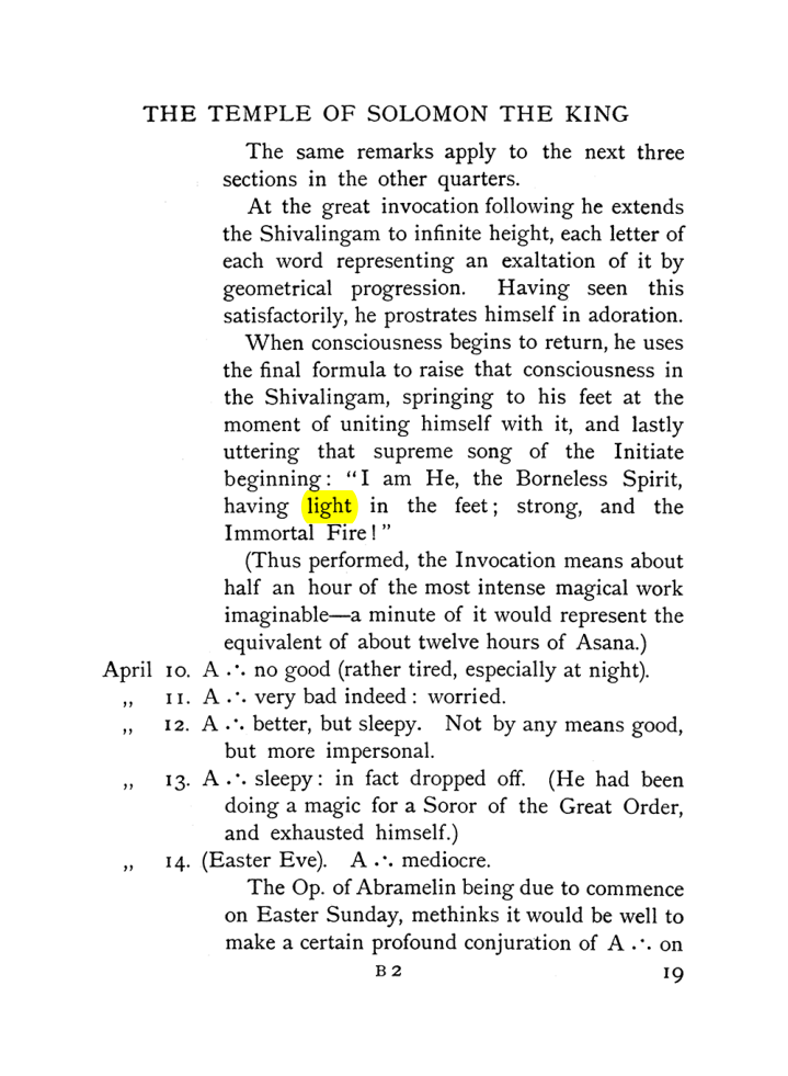 Original scan of The Equinox (Volume I, Number VII), PDF page 59