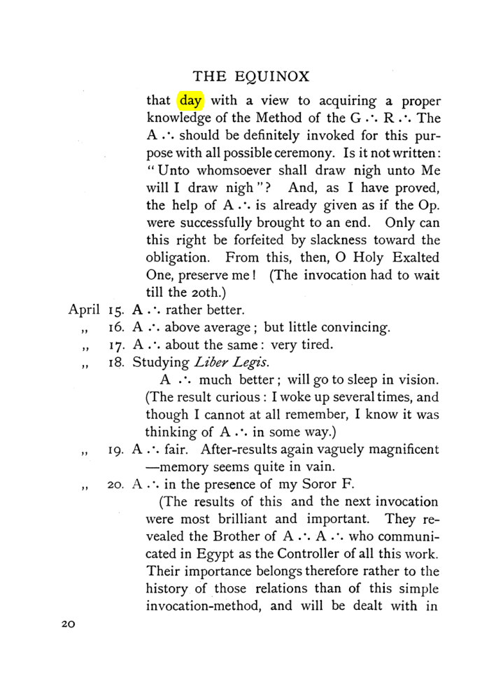 Original scan of The Equinox (Volume I, Number VII), PDF page 60