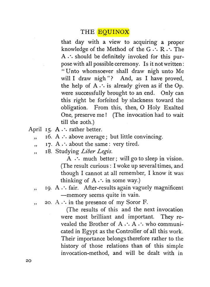 Original scan of The Equinox (Volume I, Number VII), PDF page 60