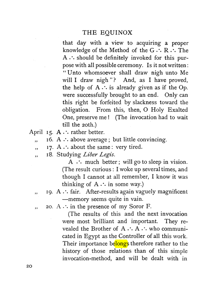 Original scan of The Equinox (Volume I, Number VII), PDF page 60