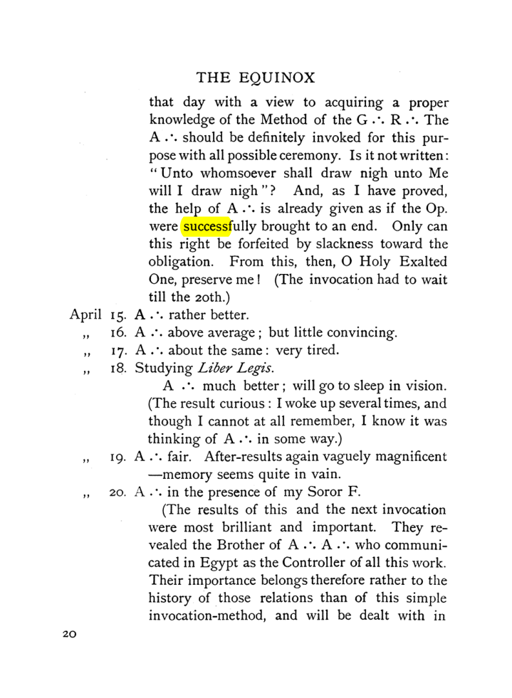 Original scan of The Equinox (Volume I, Number VII), PDF page 60