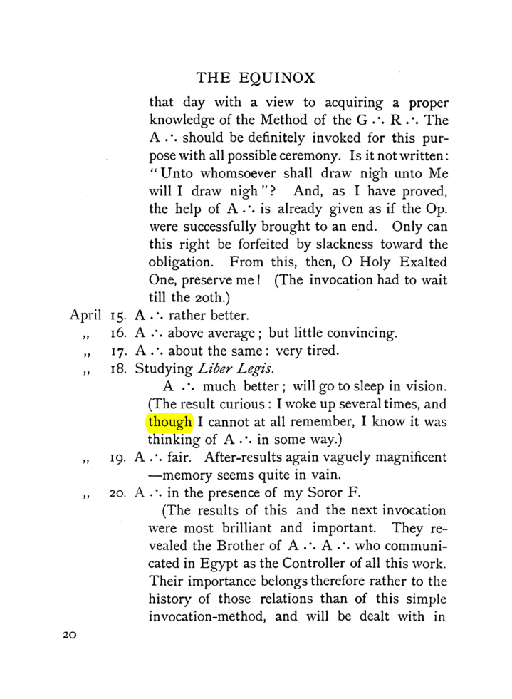 Original scan of The Equinox (Volume I, Number VII), PDF page 60