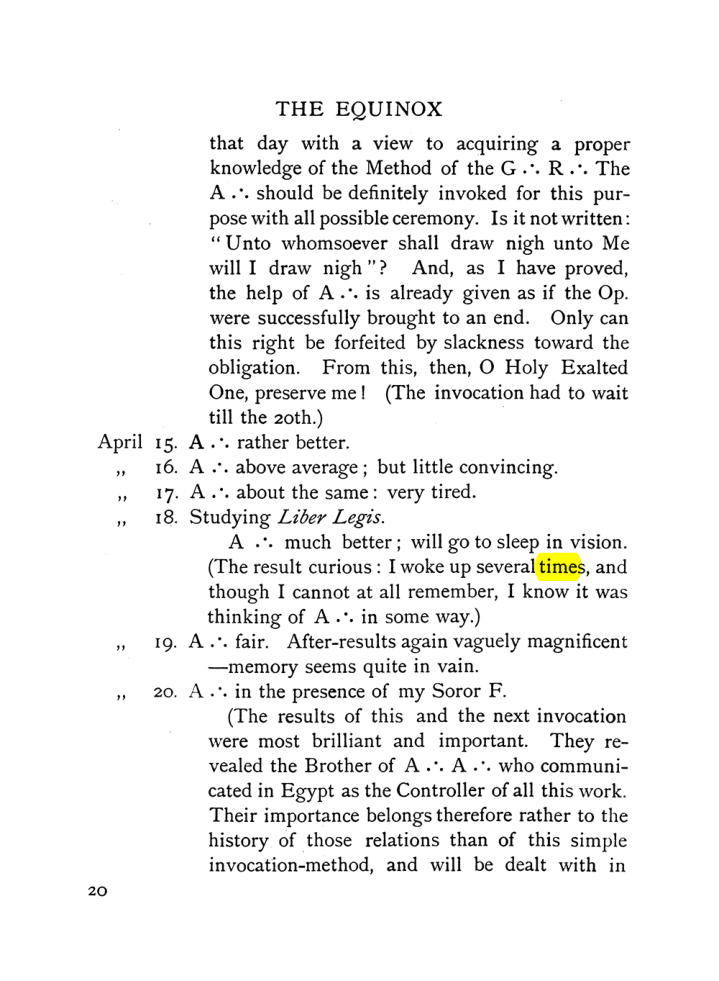 Original scan of The Equinox (Volume I, Number VII), PDF page 60