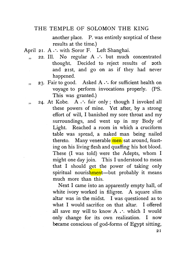 Original scan of The Equinox (Volume I, Number VII), PDF page 61