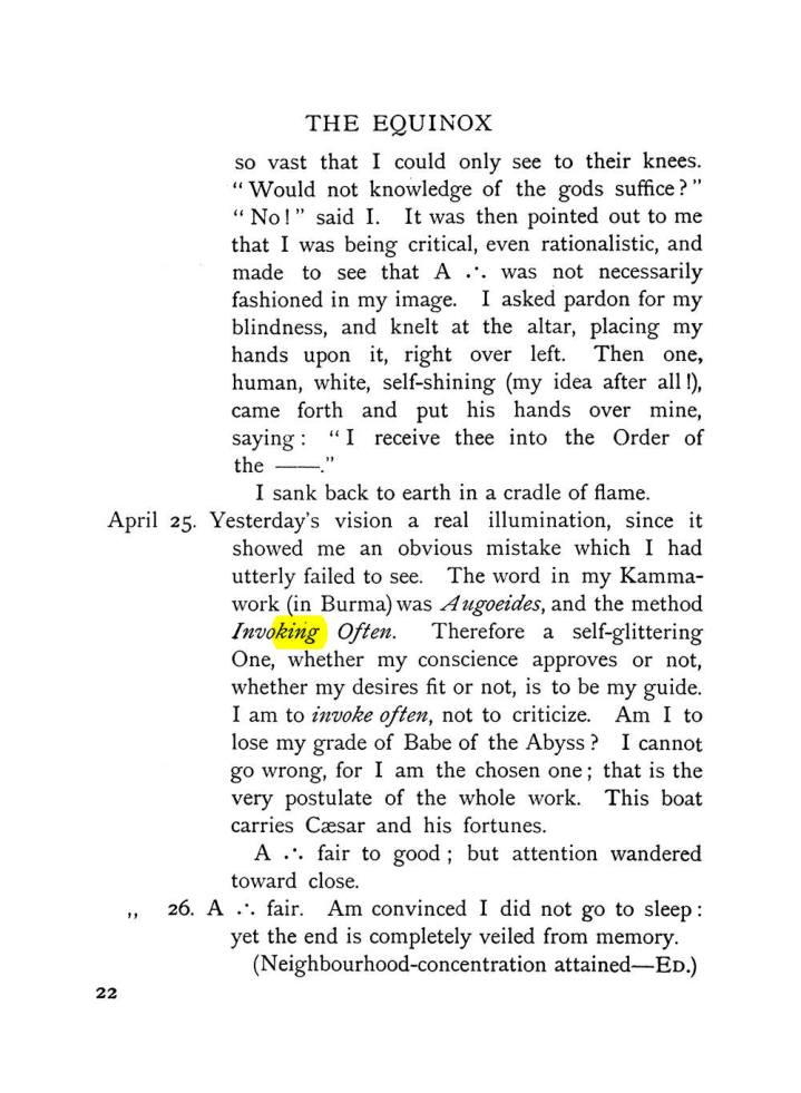 Original scan of The Equinox (Volume I, Number VII), PDF page 62