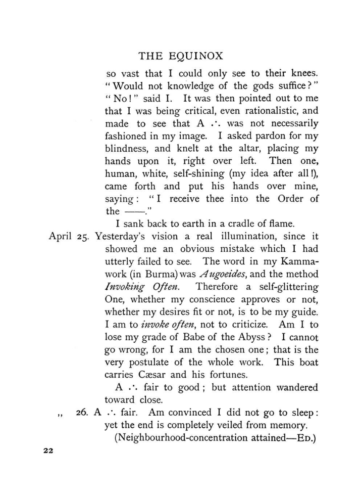 Original scan of The Equinox (Volume I, Number VII), PDF page 62