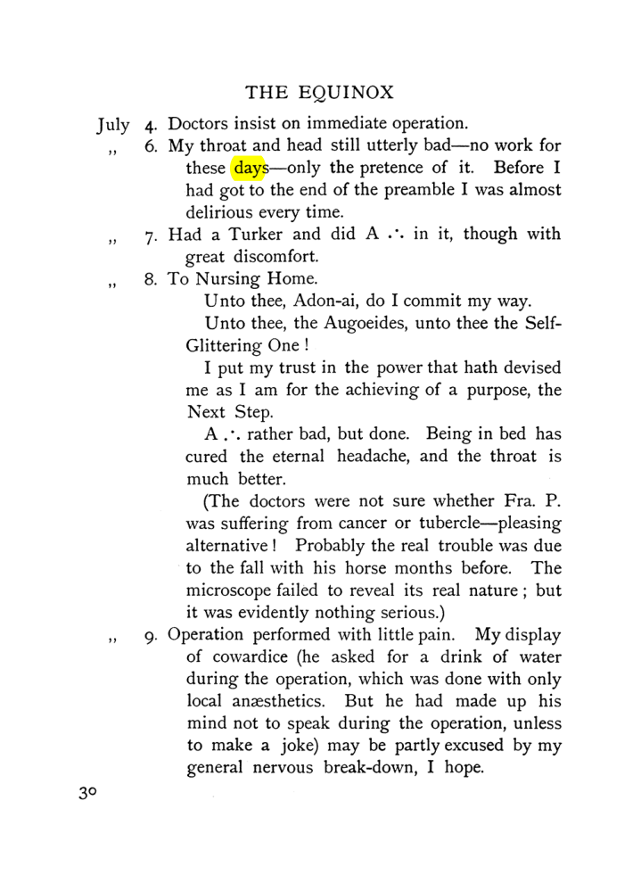 Original scan of The Equinox (Volume I, Number VII), PDF page 70
