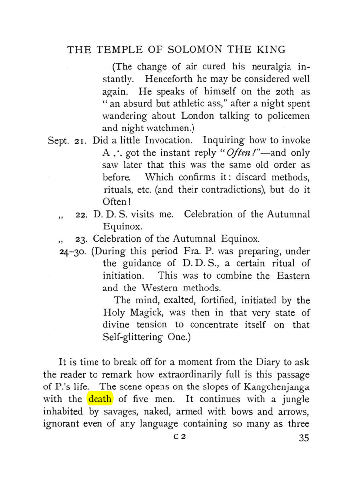 Original scan of The Equinox (Volume I, Number VII), PDF page 77