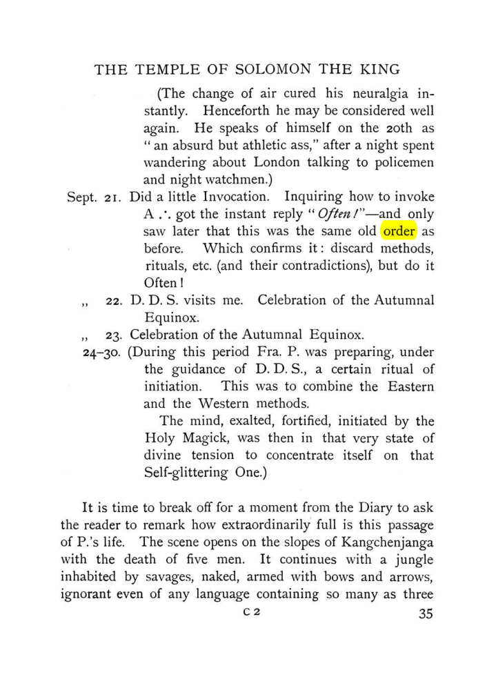 Original scan of The Equinox (Volume I, Number VII), PDF page 77