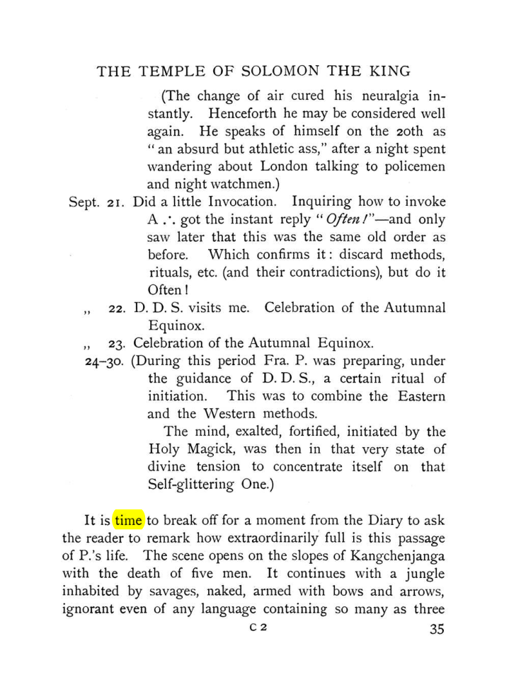 Original scan of The Equinox (Volume I, Number VII), PDF page 77