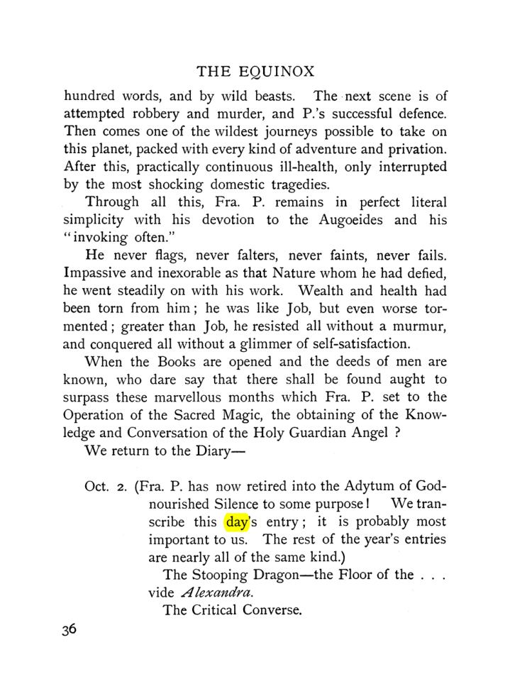 Original scan of The Equinox (Volume I, Number VII), PDF page 78