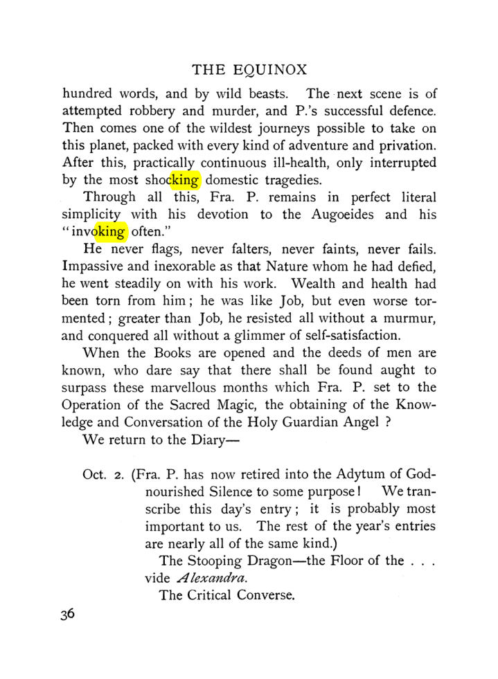 Original scan of The Equinox (Volume I, Number VII), PDF page 78