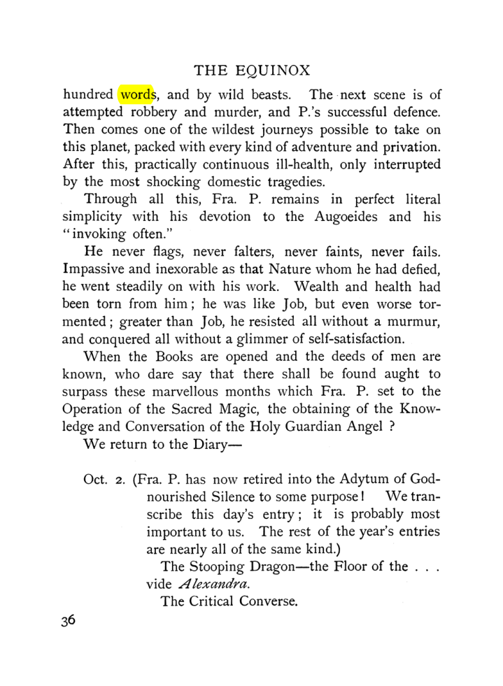 Original scan of The Equinox (Volume I, Number VII), PDF page 78