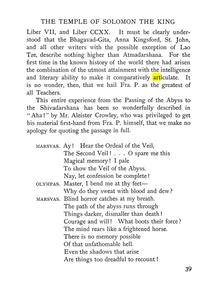 Original scan of The Equinox (Volume I, Number VII), PDF page 81