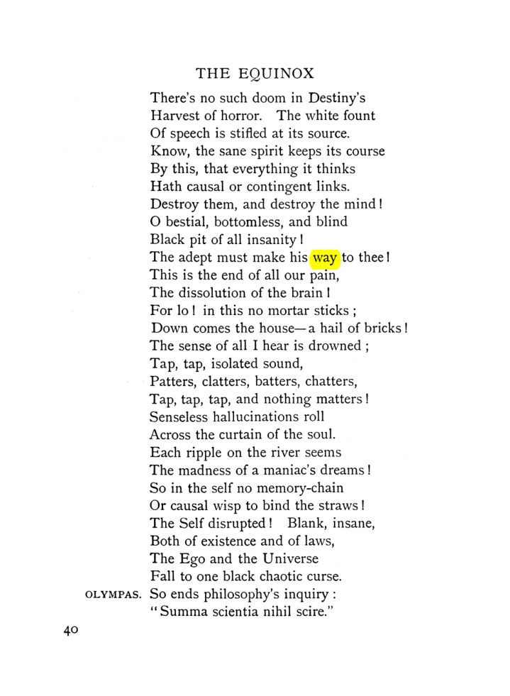 Original scan of The Equinox (Volume I, Number VII), PDF page 82