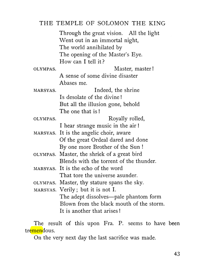 Original scan of The Equinox (Volume I, Number VII), PDF page 85