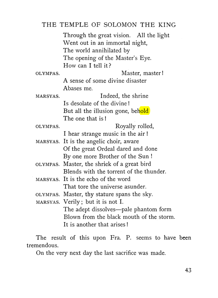 Original scan of The Equinox (Volume I, Number VII), PDF page 85