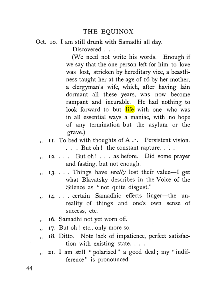 Original scan of The Equinox (Volume I, Number VII), PDF page 86
