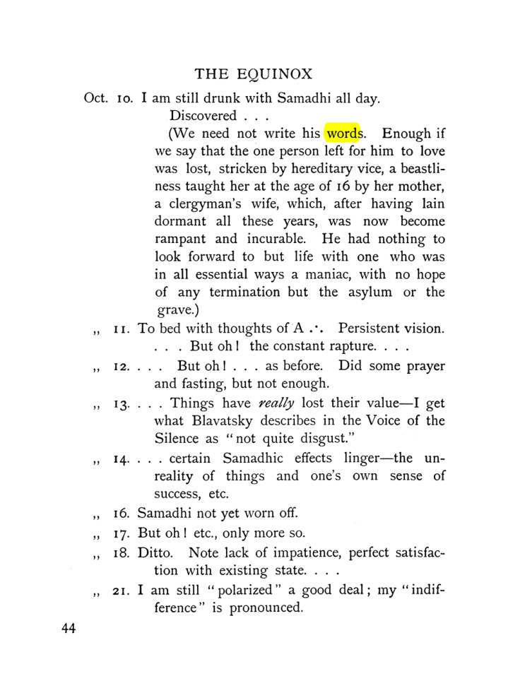 Original scan of The Equinox (Volume I, Number VII), PDF page 86