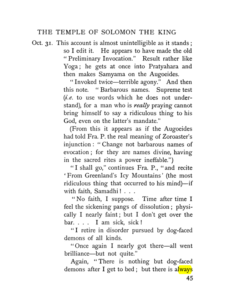 Original scan of The Equinox (Volume I, Number VII), PDF page 87