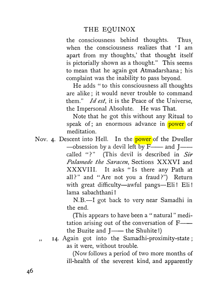 Original scan of The Equinox (Volume I, Number VII), PDF page 88