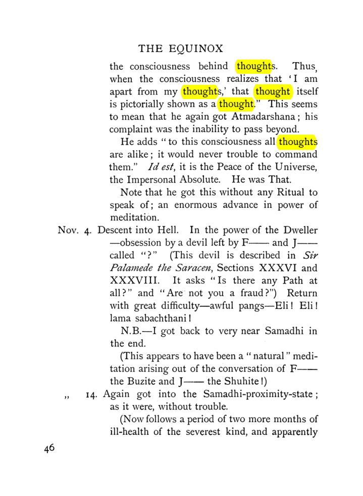 Original scan of The Equinox (Volume I, Number VII), PDF page 88