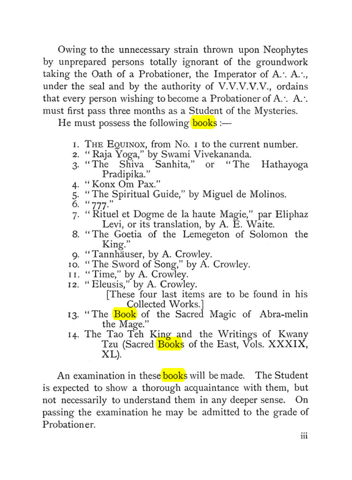 Original scan of The Equinox (Volume I, Number VII), PDF page 9