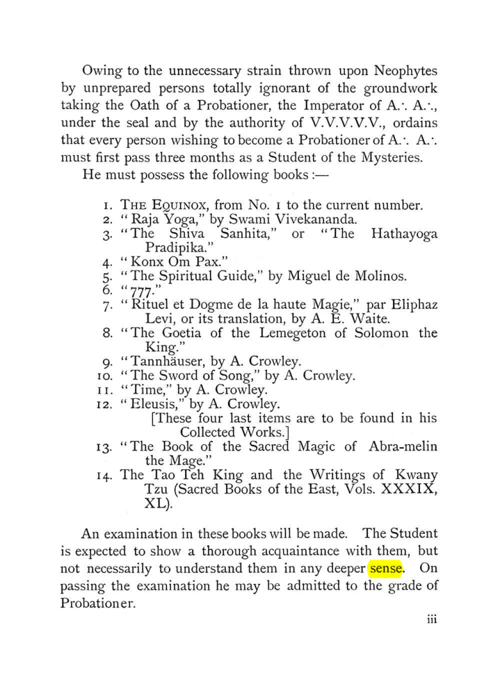 Original scan of The Equinox (Volume I, Number VII), PDF page 9