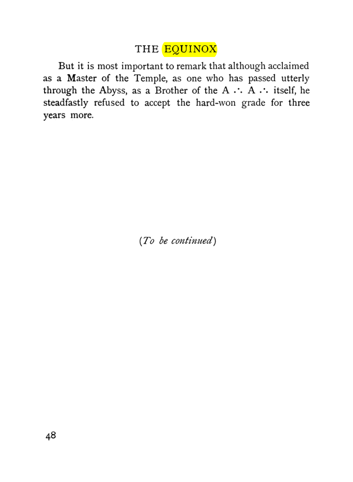Original scan of The Equinox (Volume I, Number VII), PDF page 90