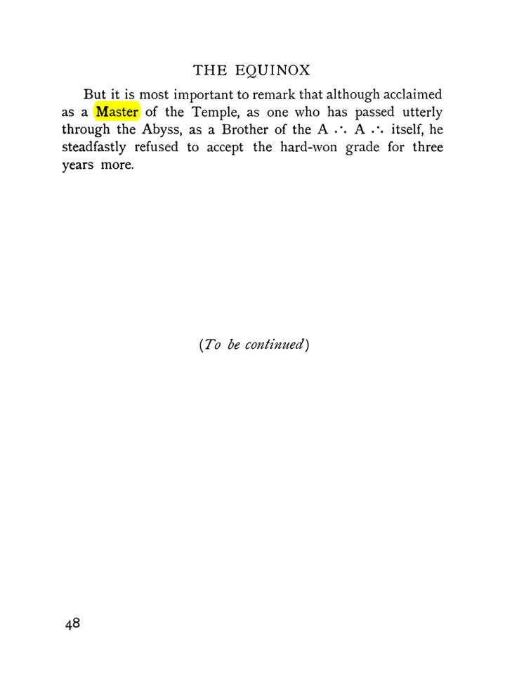 Original scan of The Equinox (Volume I, Number VII), PDF page 90